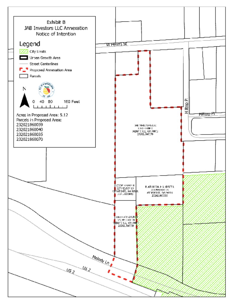 Melody Lane annexation map